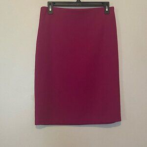 Grace Elements Fuchsia Knit Pencil Skirt